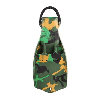 JET FIN W/ SPRING HEEL STRAP- CAMO COLORS