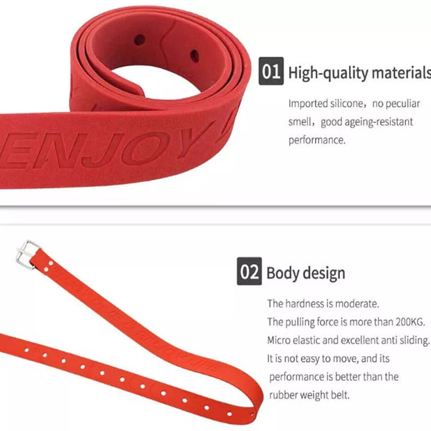 Silicone Weight Belt w/ Buckle 1.5M/59"