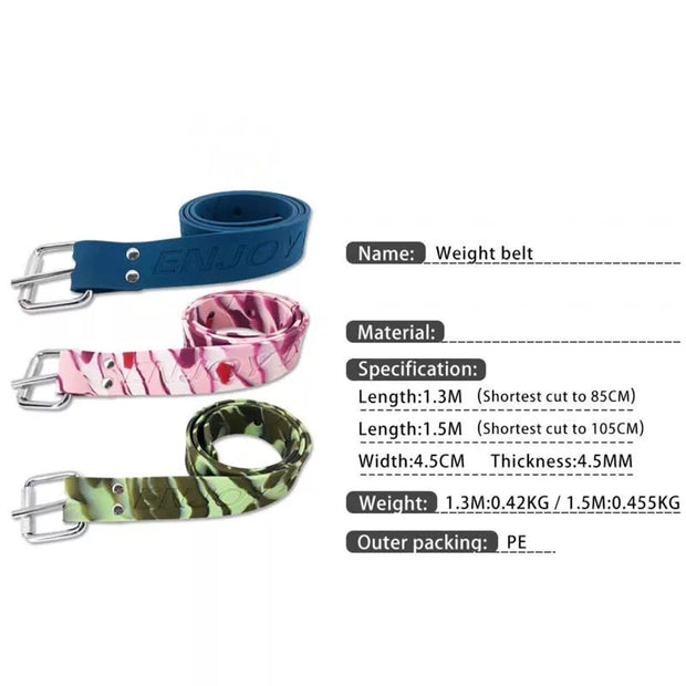 Silicone Weight Belt w/ Buckle 1.5M/59"