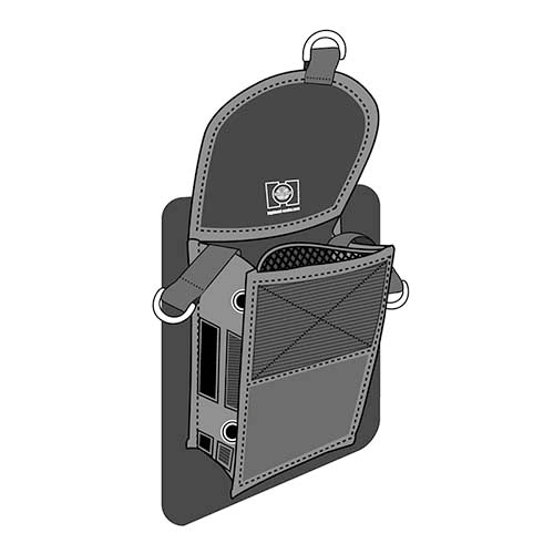 GLUE ON THIGH POCKET