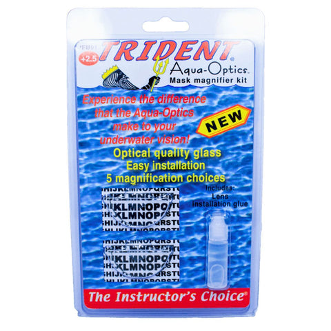 Trident Aqua Optics Mask Magnifier Kit (+2.5)
