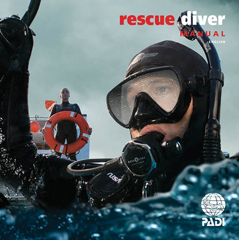 PADI Rescue Diver Manual High Definition Quality Contract Blue Holic Scuba