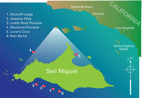 San Miguel Island Dive Sites Blue Holic Scuba
